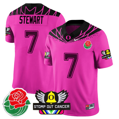 Oregon Alternate 2024 Rose Bowl Vapor Limited Jersey - All Stitched