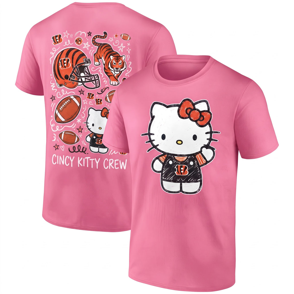 CIN x Meow KT Two Sides T-Shirt - Printed V1