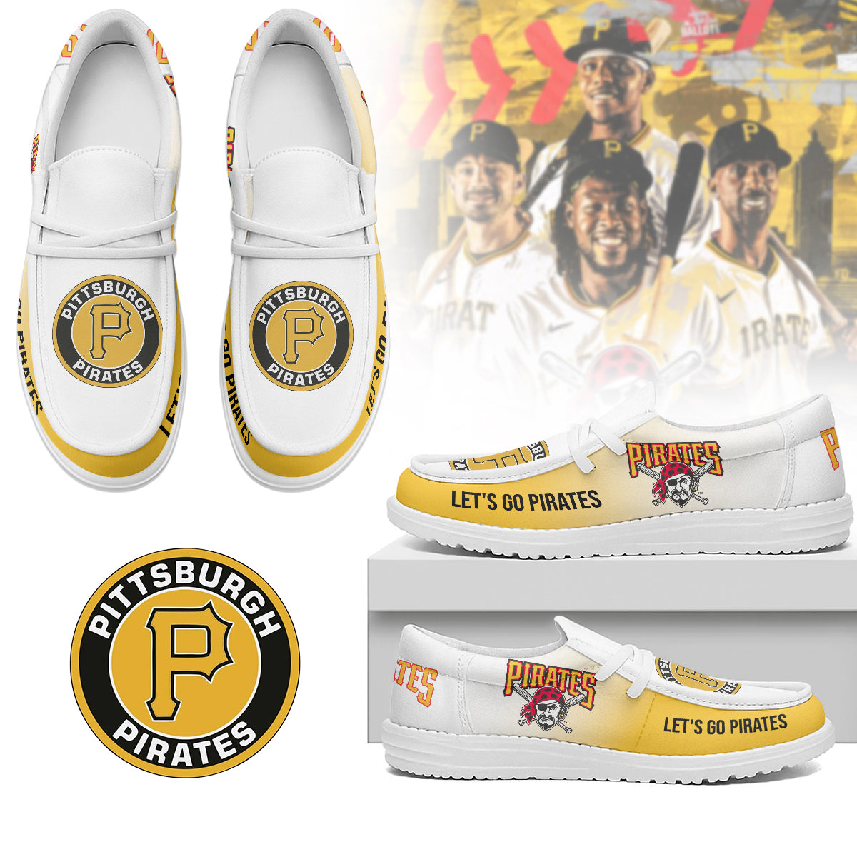 Pittsburgh Pirates | Premium Loafer Shoes