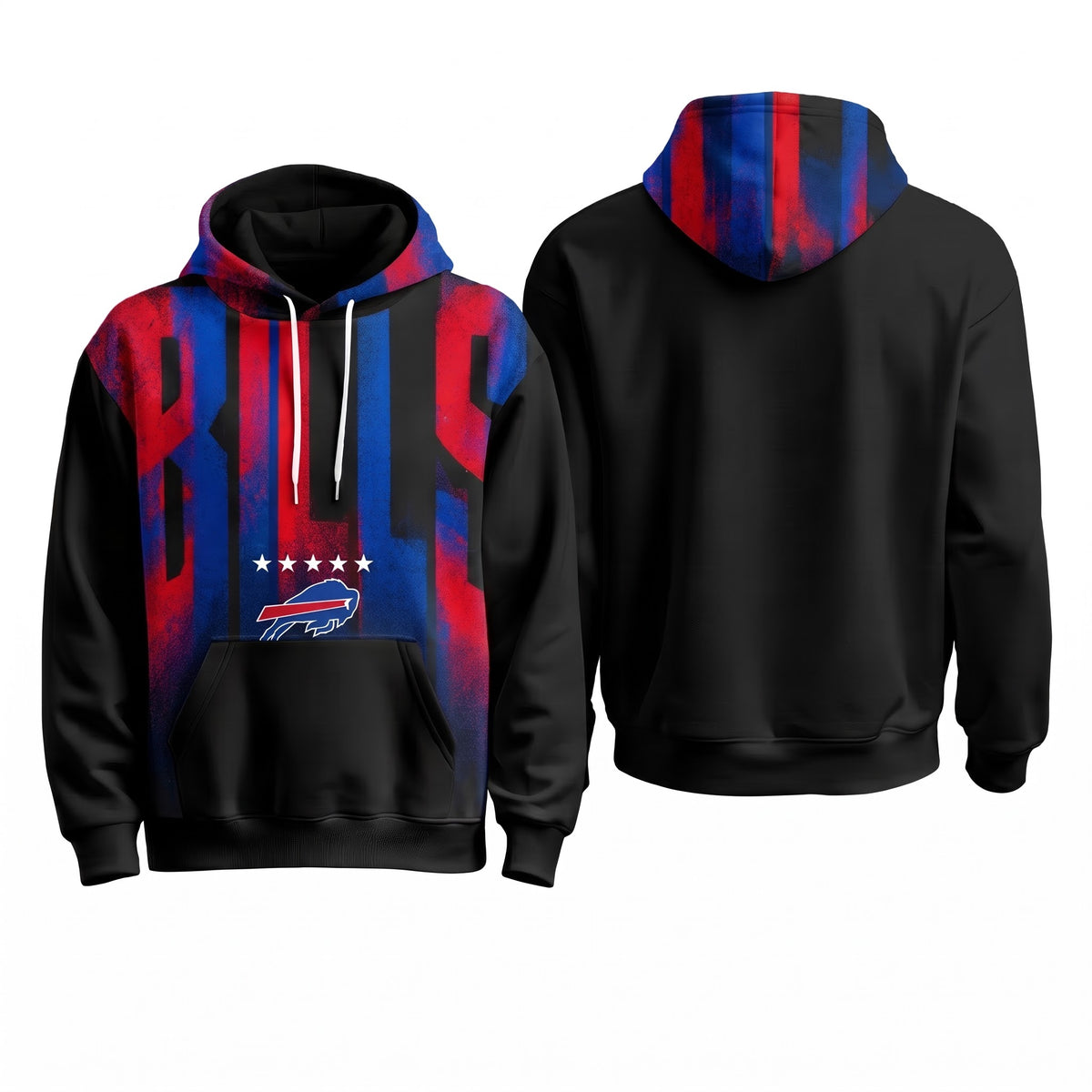 BUF Bold Lettering 2026 Fleece Hoodie - Printed