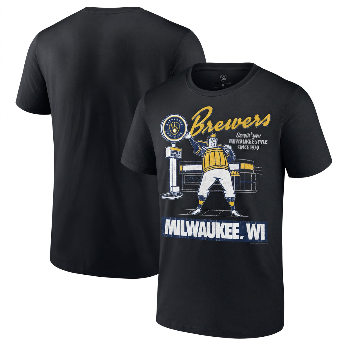 MIL Servin' You Since 1970 One Side T-Shirt - Printed
