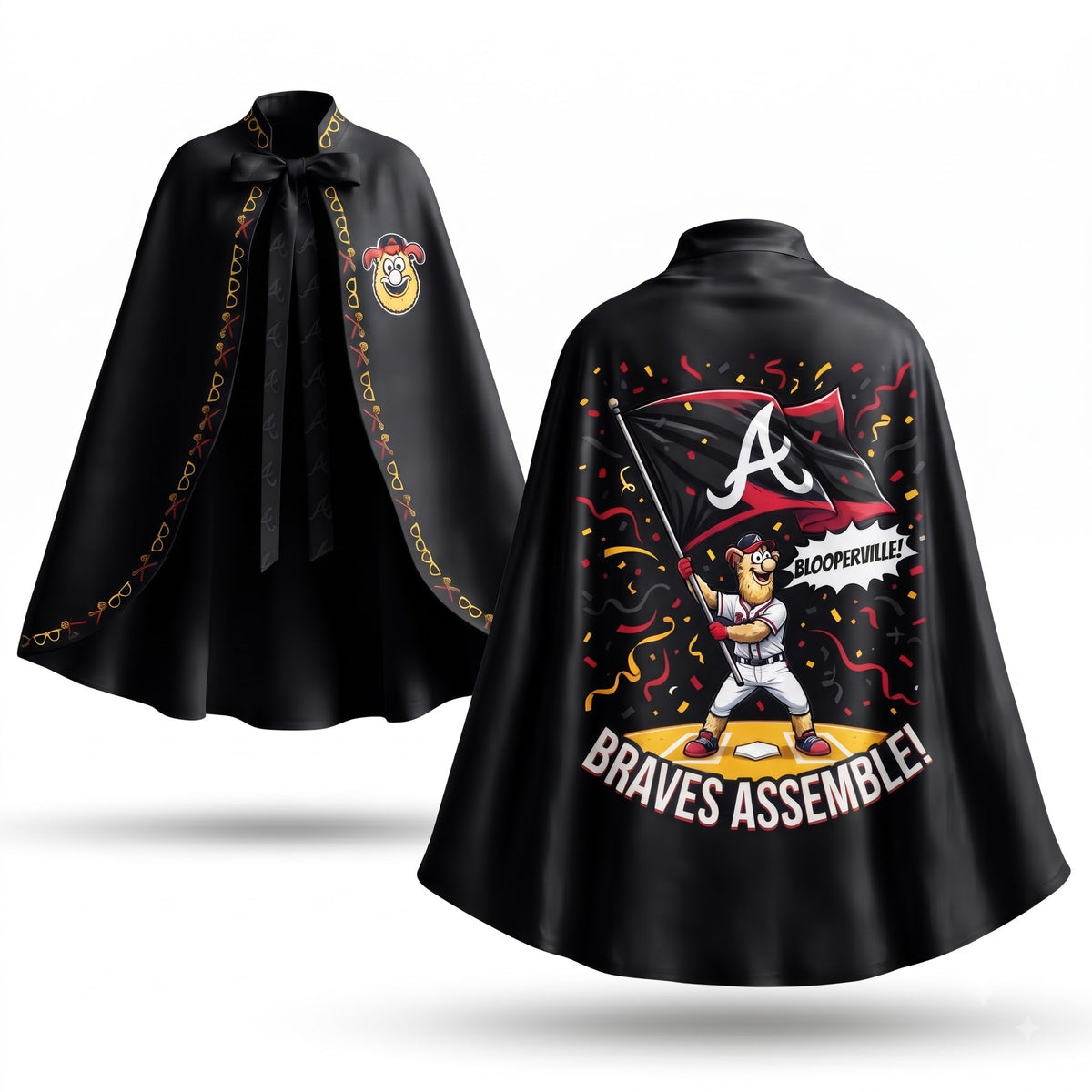 ATL Supporter Edition Strap Shawl Cape – Printed V2