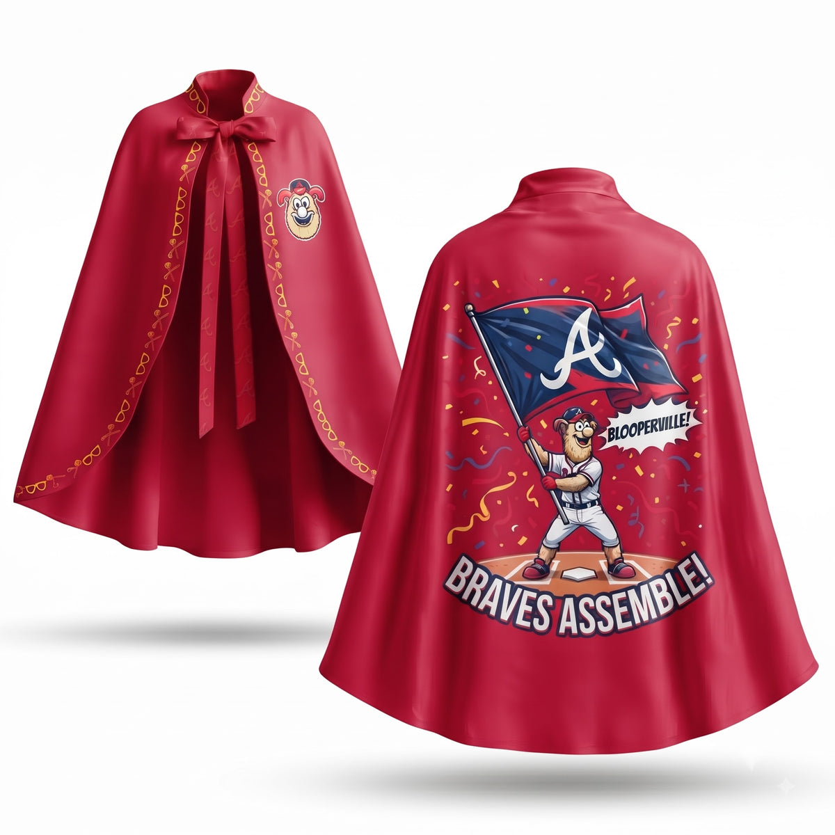 ATL Supporter Edition Strap Shawl Cape – Printed V2
