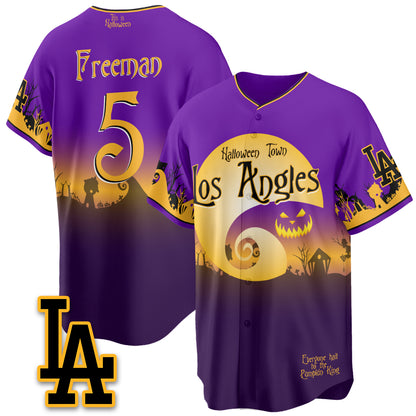 Los Angeles Dodgers "Halloween Town" Limited Jersey - Stitched