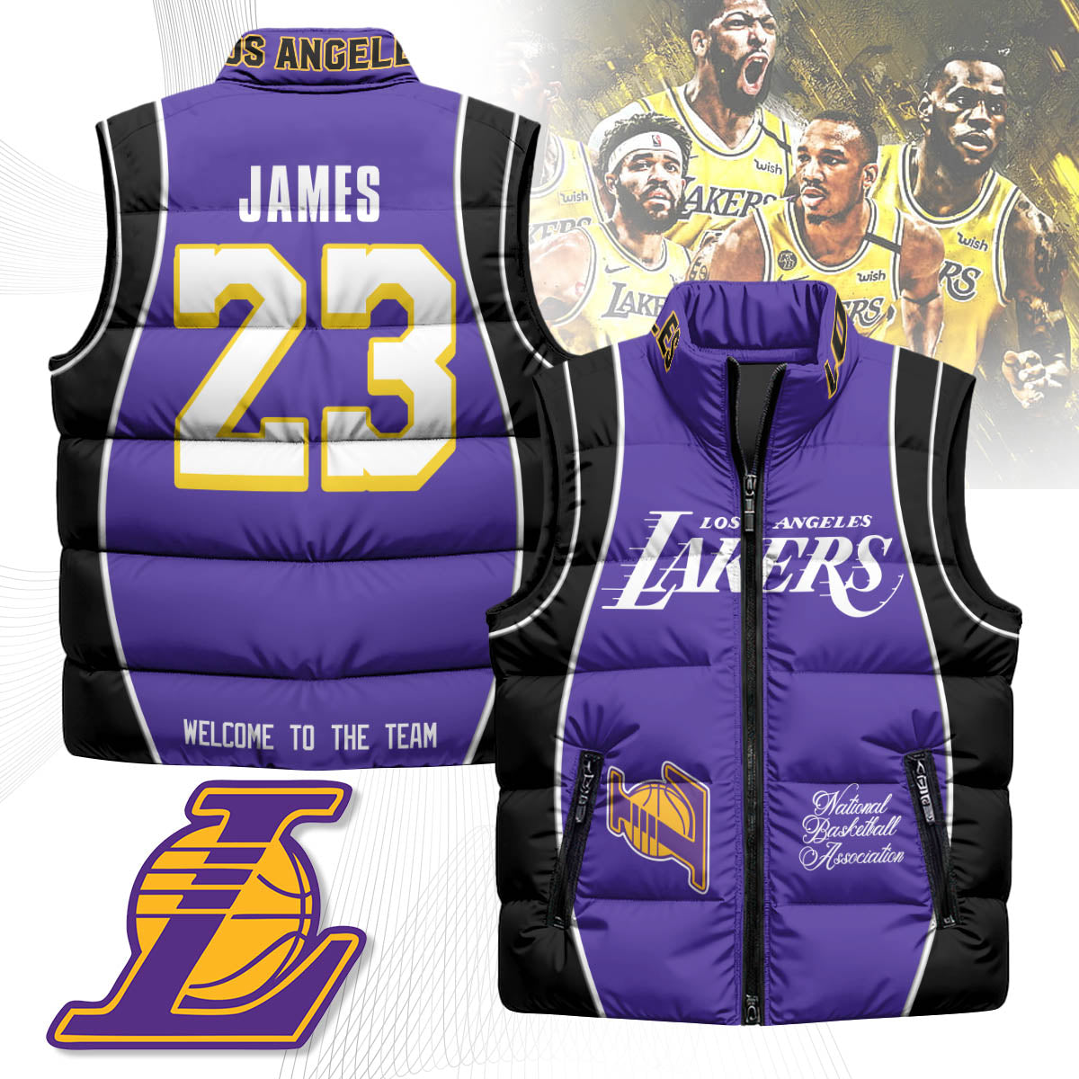 LAL Unisex Puffer Vest