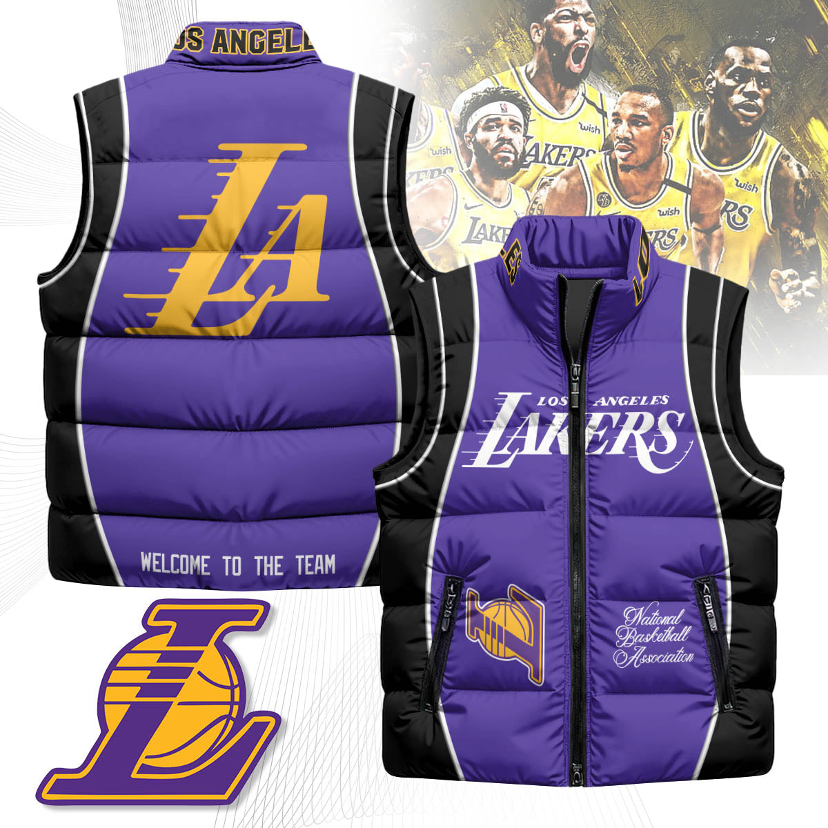 LAL Unisex Puffer Vest