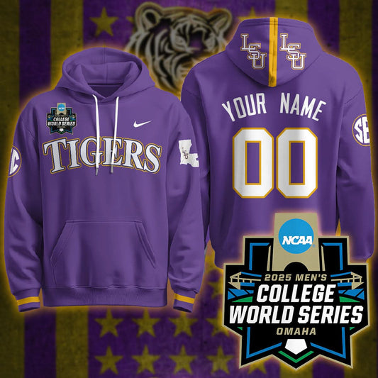 LSU Tigers 2025 World Series Limited Hoodie Personalized - All Stitched