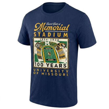MIZZ 100th Anniversary of Memorial Stadium Edition One Side Printed T-Shirt