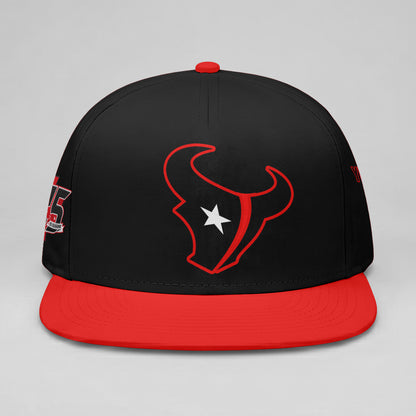 HOU Fan Gear Black Edition Personalized Snapback Cap - Printed
