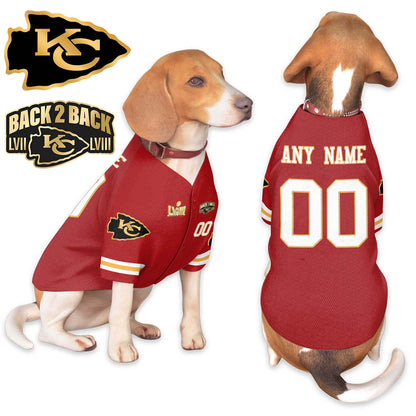 Chief Super Bowl Champions Pet Coat - Gifts for Pet Lovers