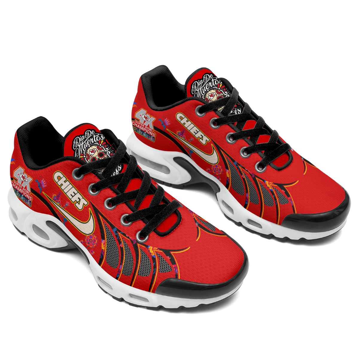 Kansas City Chiefs Día de los Muertos Edition Custom Sport Shoes