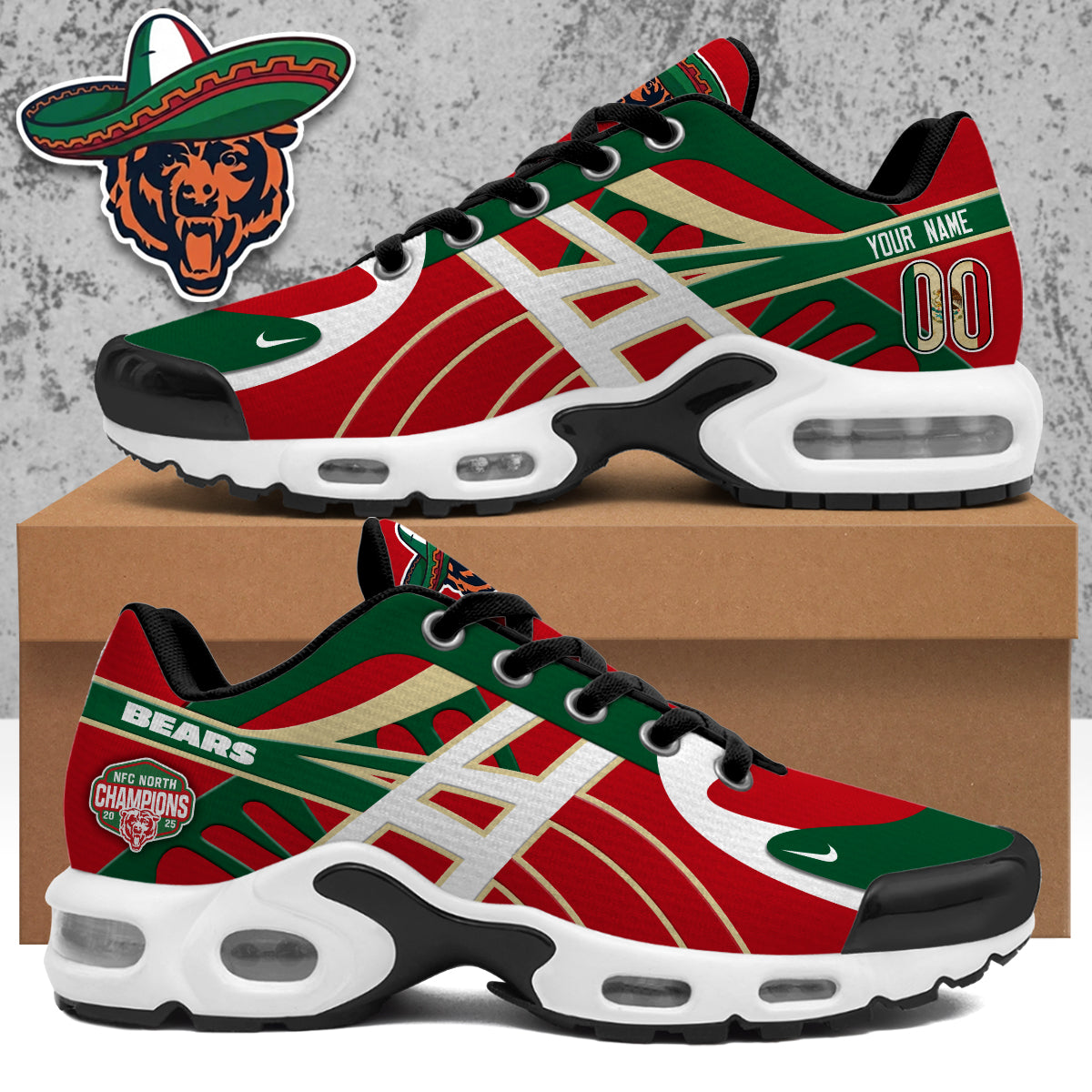 CHI Mexico Edition Customized Sport Shoes