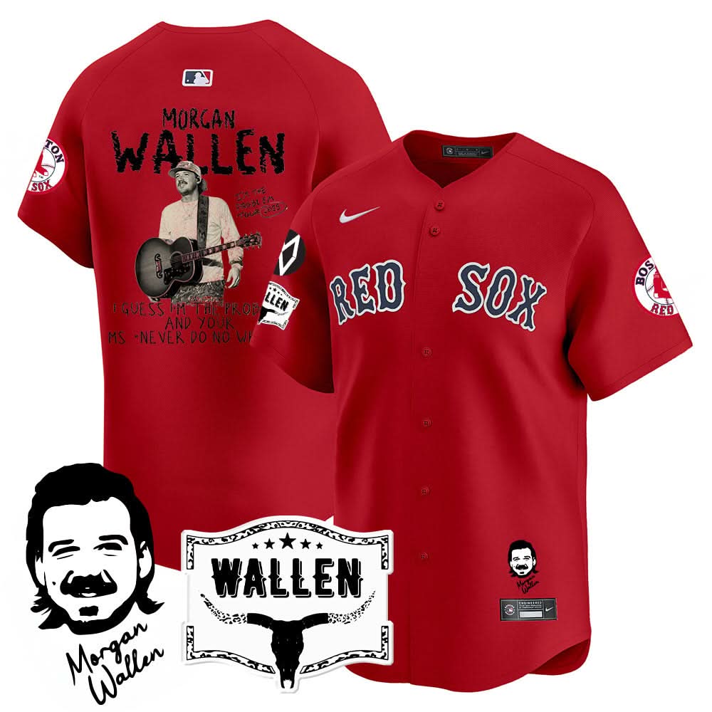 Boston Red Sox Morgan Wallen 2025 Jersey - All Stitched