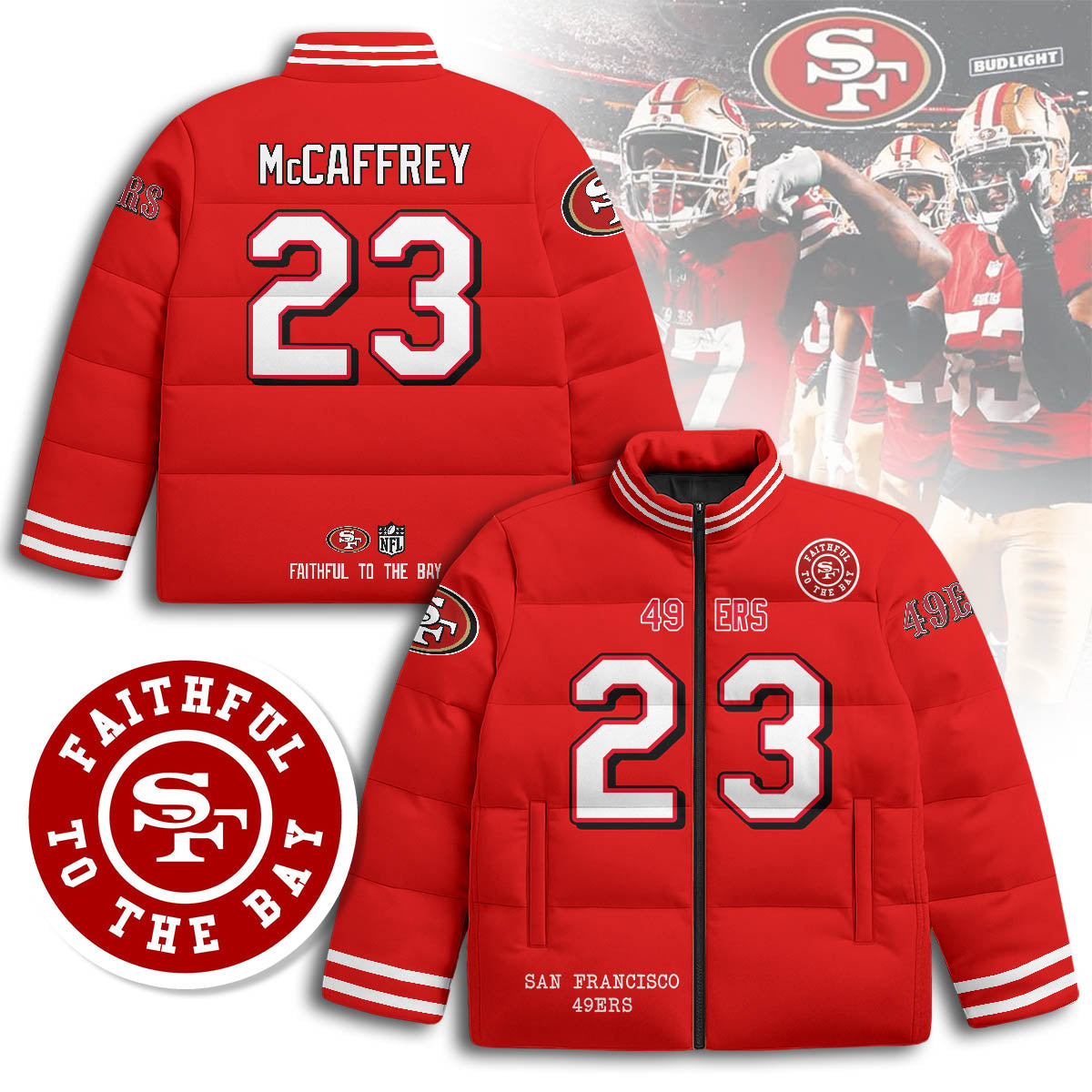 San Francisco 49ers Unisex Puffer Jacket