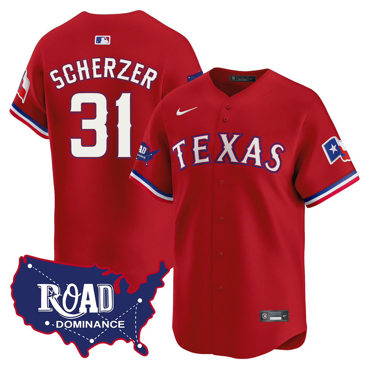 Rangers 2024 Limited Jersey TLA - Road Dominance - All Stitched