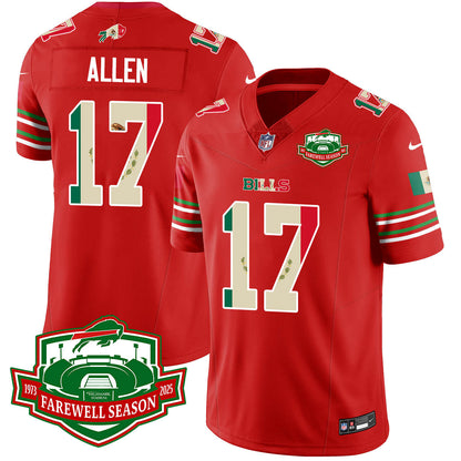 BUF Mexico Vapor Limited Jersey - All Stitched