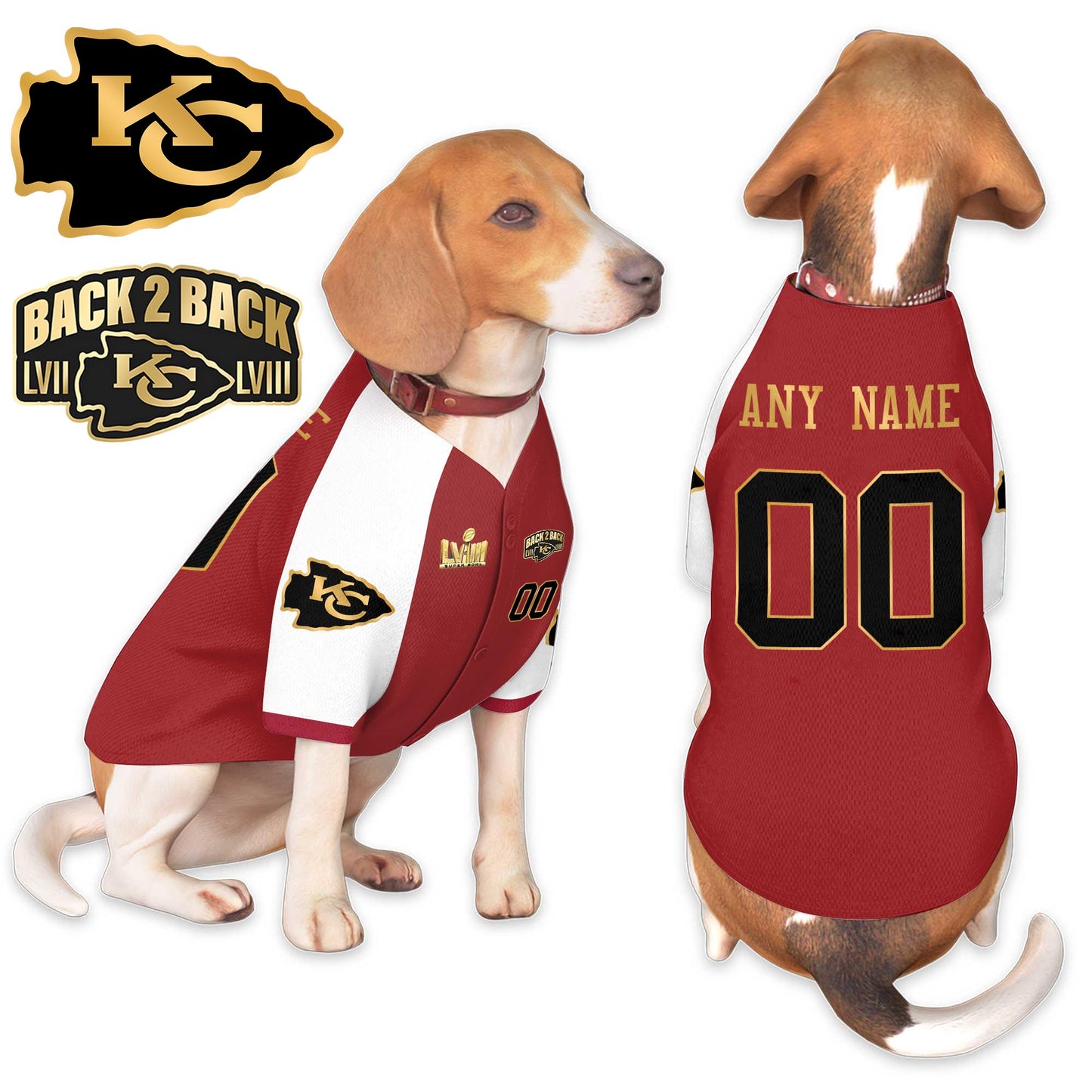 Chief Super Bowl Champions Pet Coat - Gifts for Pet Lovers