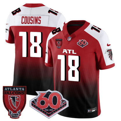 Atlanta Falcons 60th Season Vapor Limited Jersey - All Stitched