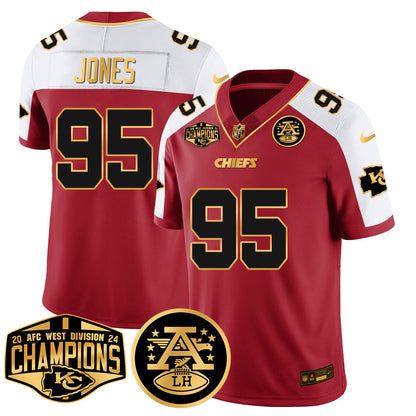 Chiefs 2024 AFC West Champions Jersey - All Stitched