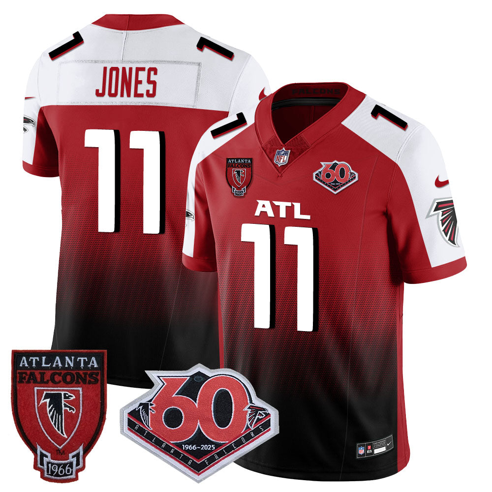 Atlanta Falcons 60th Season Vapor Limited Jersey - All Stitched