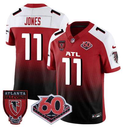 Atlanta Falcons 60th Season Vapor Limited Jersey - All Stitched