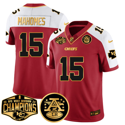 Chiefs 2024 AFC West Champions Jersey - All Stitched