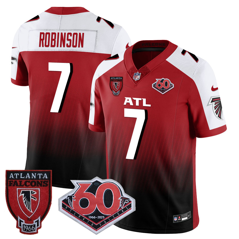 Atlanta Falcons 60th Season Vapor Limited Jersey - All Stitched