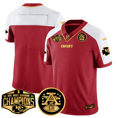 Chiefs 2024 AFC West Champions Jersey - All Stitched