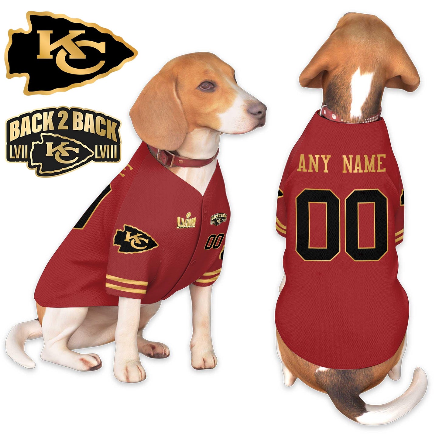 Chief Super Bowl Champions Pet Coat - Gifts for Pet Lovers