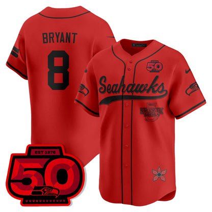 SEA Stranger Things Vapor Limited Baseball Jersey - All Stitched
