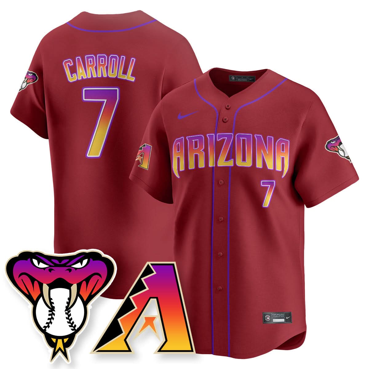 Arizona Diamondbacks 2025 City Connect Concept Jersey - All Stitched