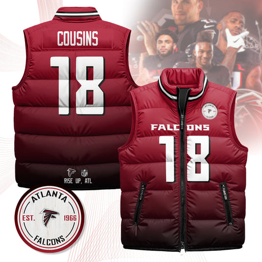 Atlanta Falcons Unisex Puffer Vest
