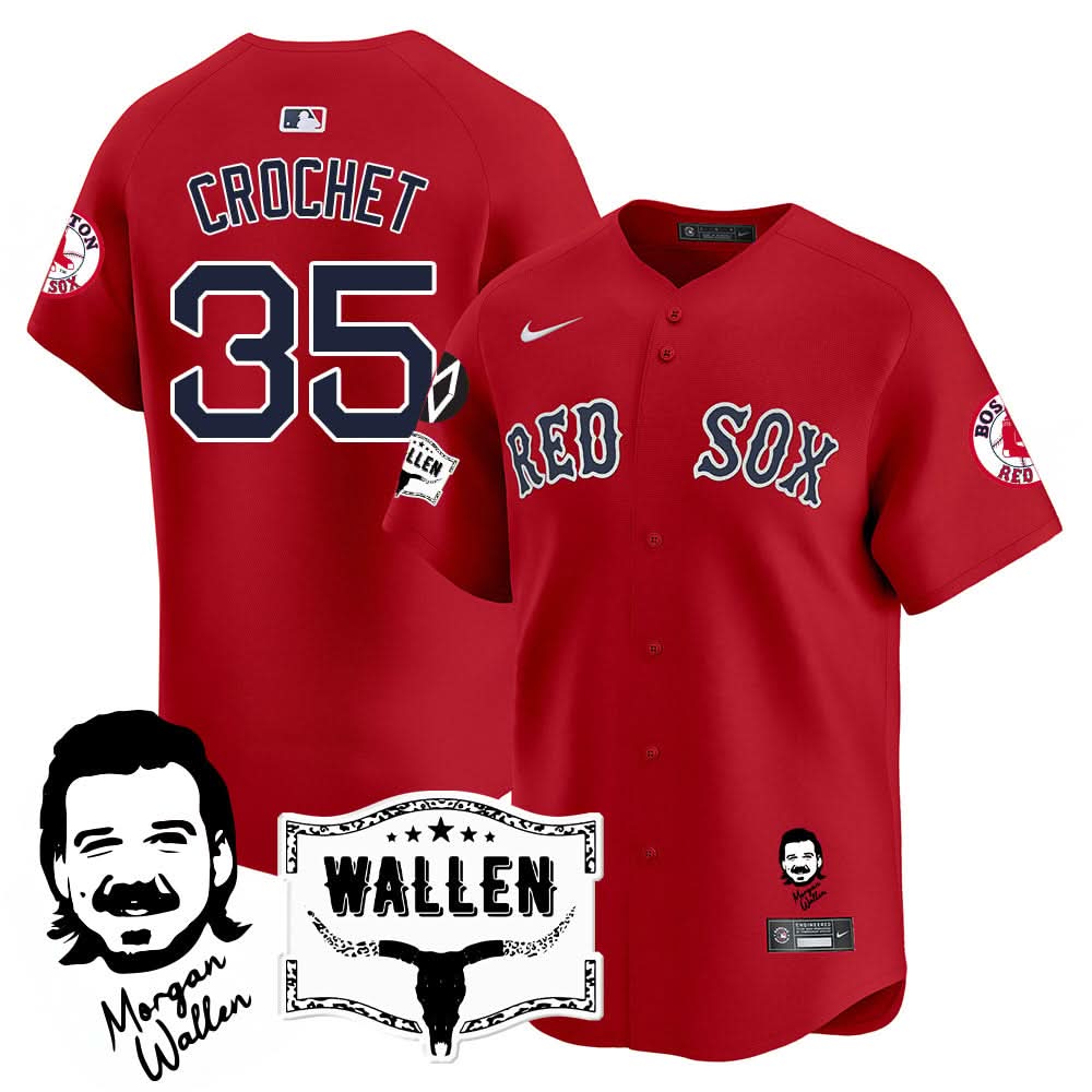 Boston Red Sox Morgan Wallen 2025 Jersey - All Stitched