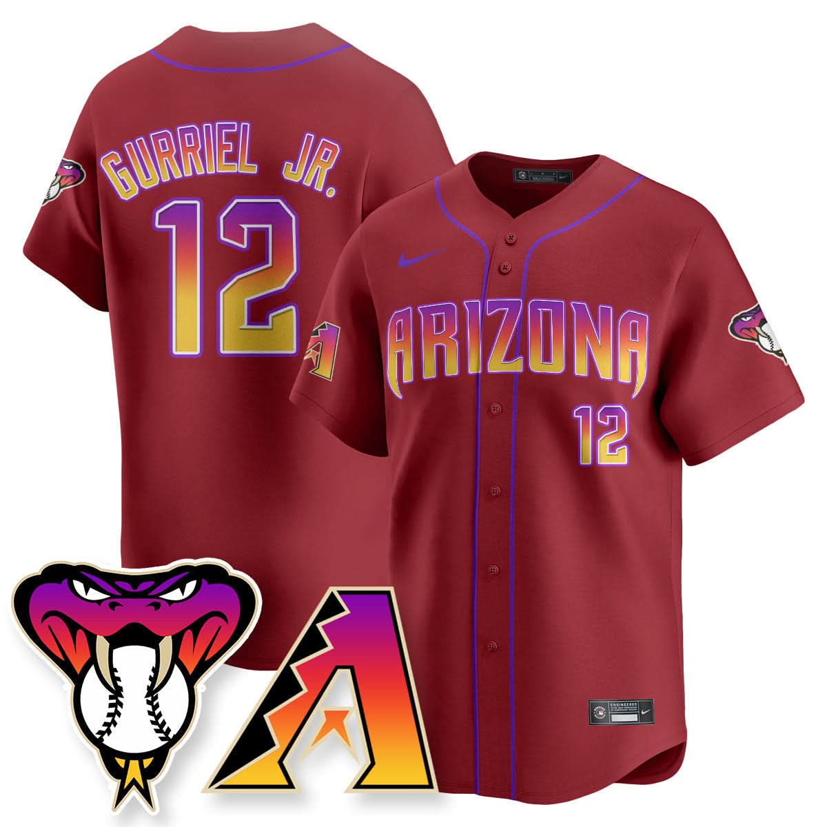 Arizona Diamondbacks 2025 City Connect Concept Jersey - All Stitched