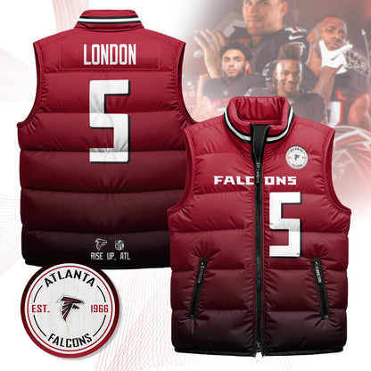 Atlanta Falcons Unisex Puffer Vest