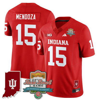 Indiana Hoosiers Vapor Limited Football Jersey - Rose Bowl 112th - All Stitched