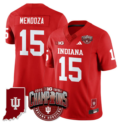 Indiana Hoosiers Vapor Limited Football Jersey - Big 10 Champions - All Stitched