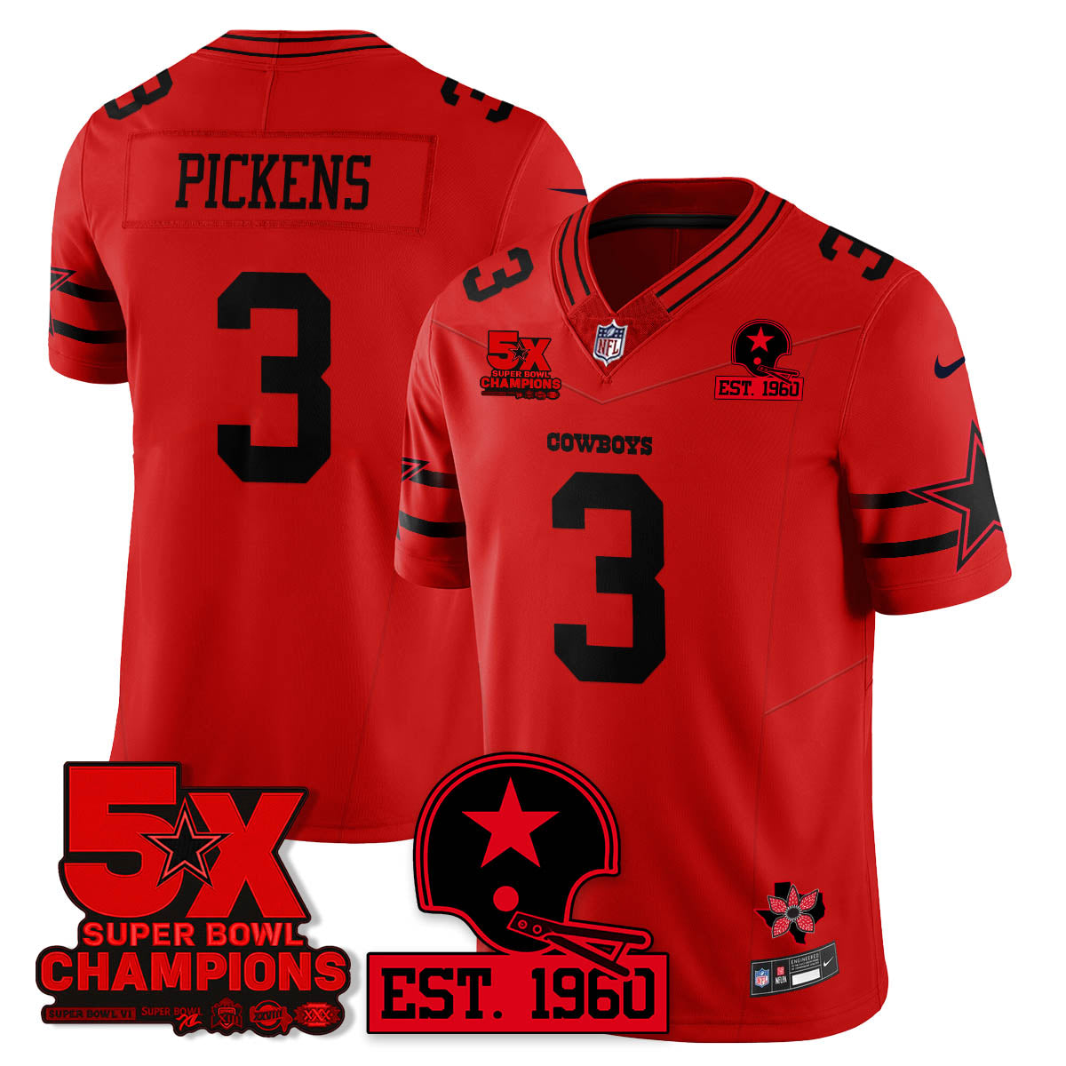 DAL 'Stranger Things Edition' Vapor Limited Jersey - All Stitched