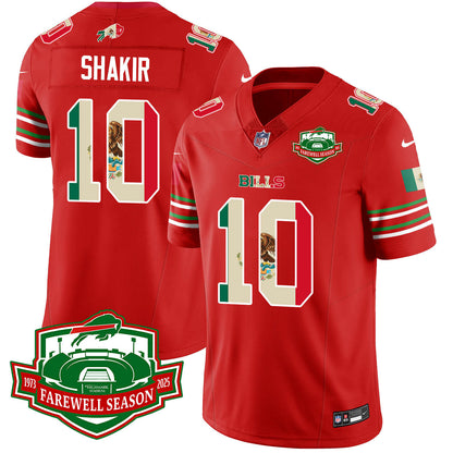 BUF Mexico Vapor Limited Jersey - All Stitched