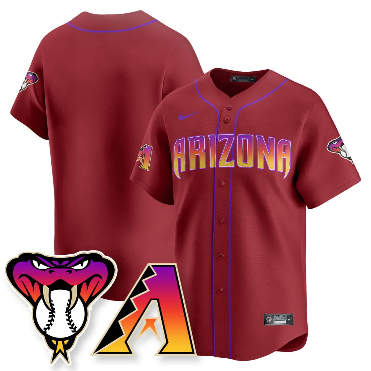 Arizona Diamondbacks 2025 City Connect Concept Jersey - All Stitched