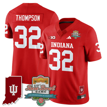 Indiana Hoosiers Vapor Limited Football Jersey - Rose Bowl 112th - All Stitched