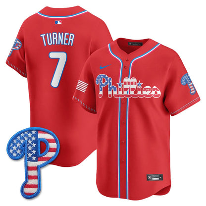 Philadelphia Phillies 2025 Fourth of July Jersey - All Stitched