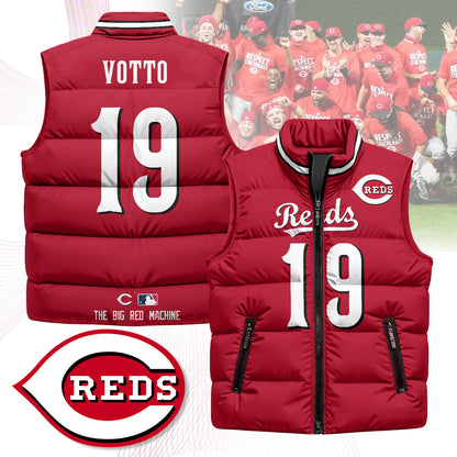 Cincinnati Reds Unisex Puffer Vest