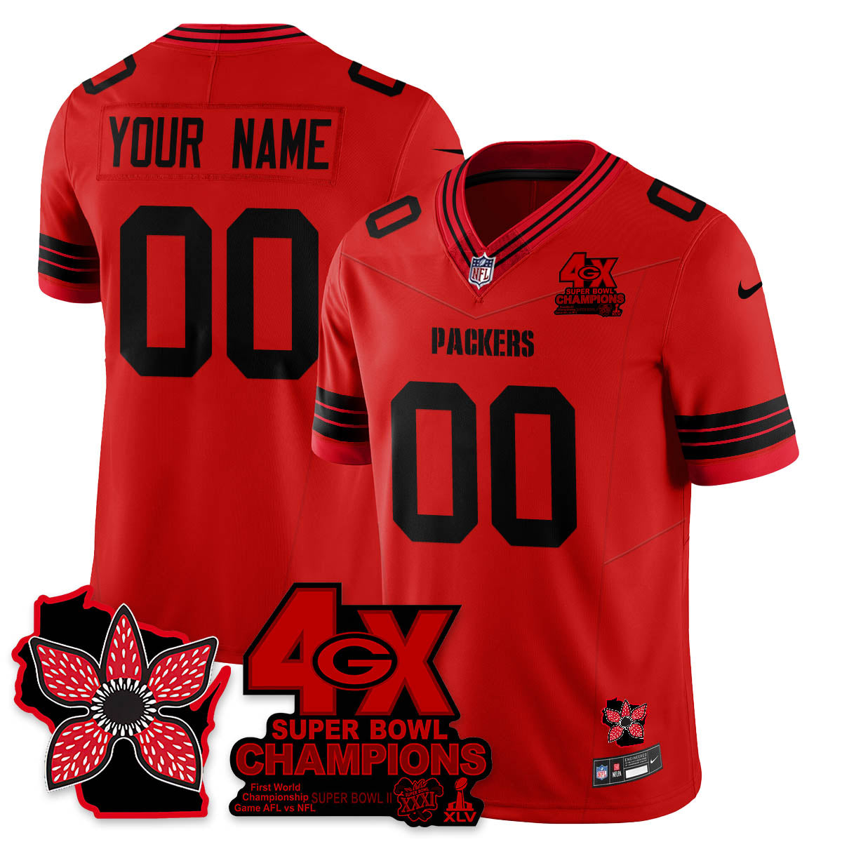 GB 'Stranger Things Edition' Vapor Limited Jersey - All Stitched