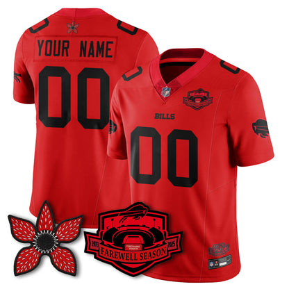 BUF 'Stranger Things Edition' Vapor Limited Custom Jersey - All Stitched