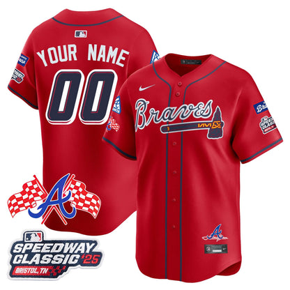 Atlanta Braves 2025 Speedway Classic Limited Custom Jersey - All Stitched