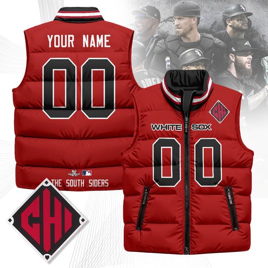 Personalized Chicago White Sox Unisex Puffer Vest