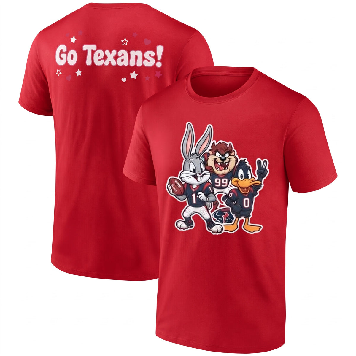 HOU x Looney Toons 2026 Edition Two Sides T-Shirt - Printed V2