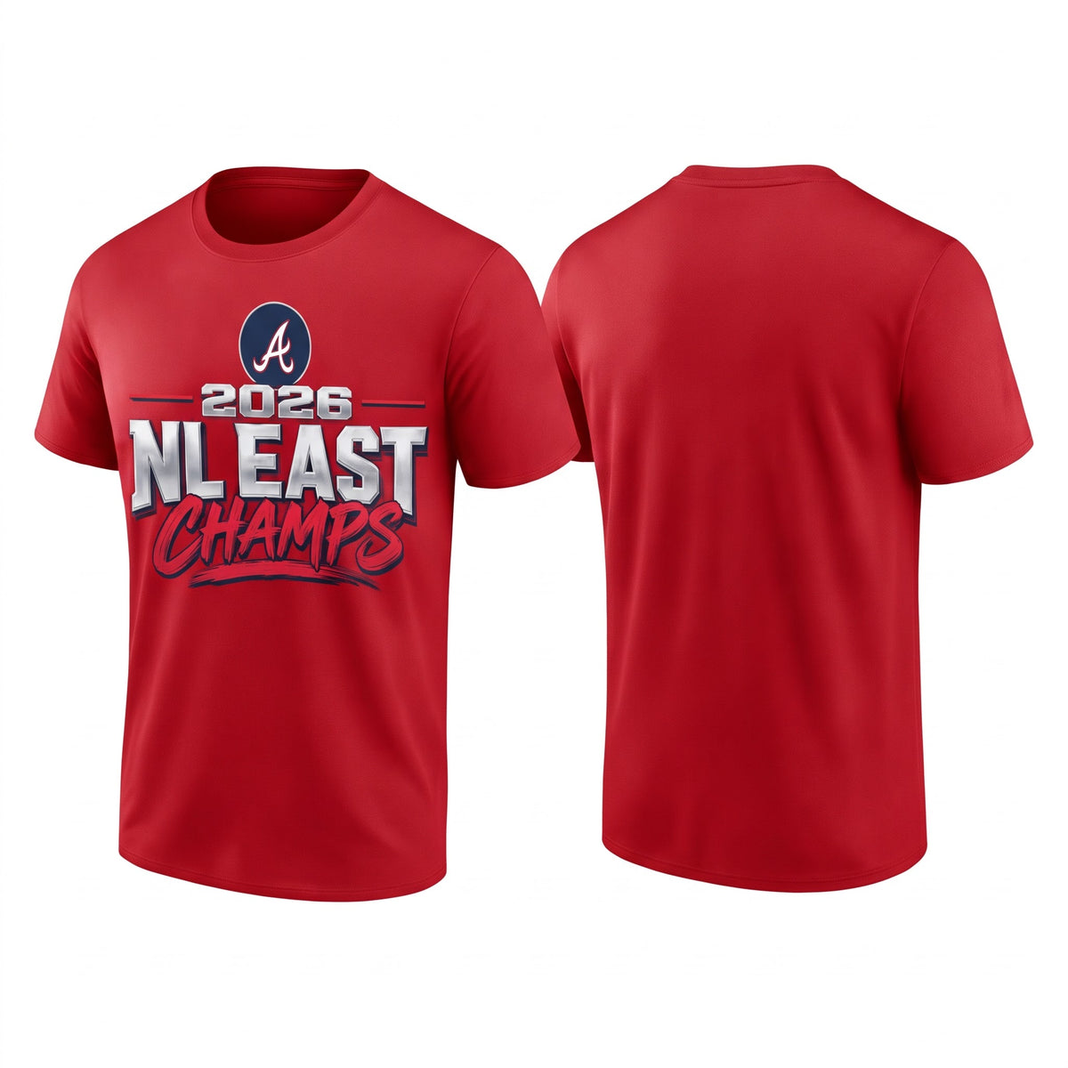 ATL 2026 NL East Champs One Side T-Shirt - Printed