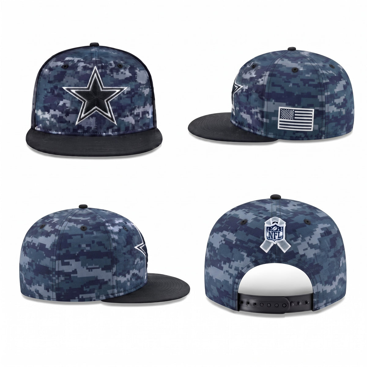 DAL Salute To Service 2026 Edition Snapback Cap - Printed